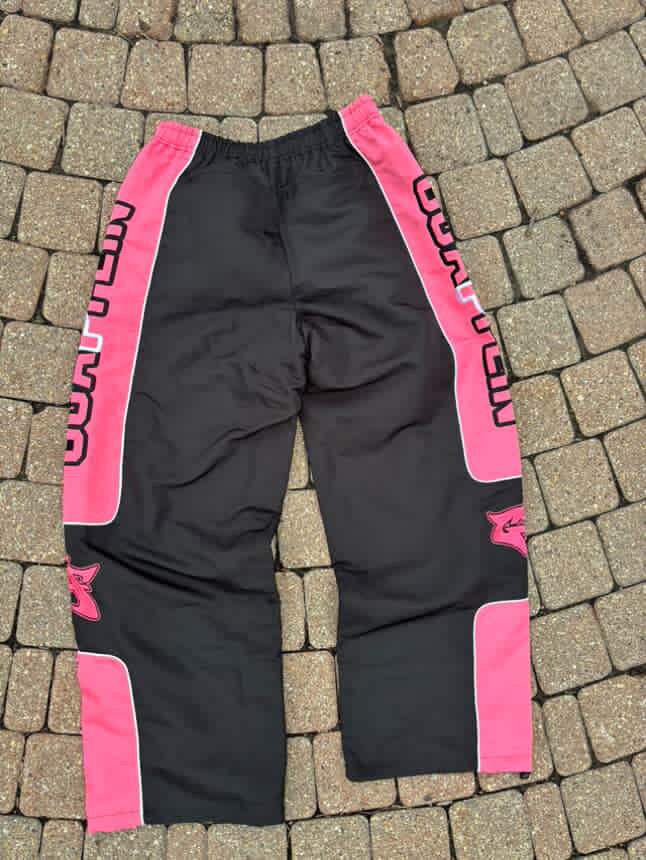 Midnight Cherry Nylon Pants