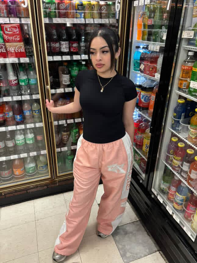 Snow Rose Nylon Pants