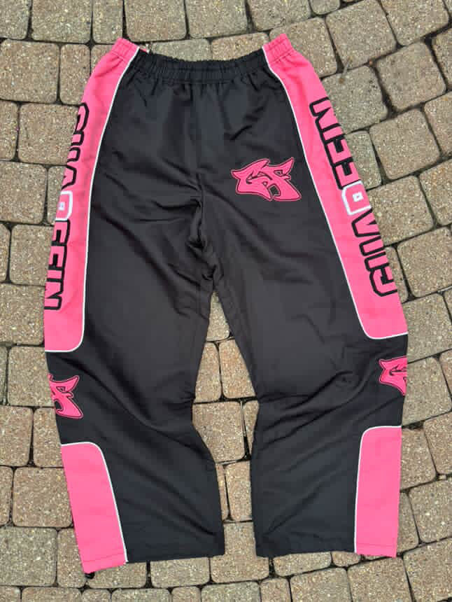 Midnight Cherry Nylon Pants