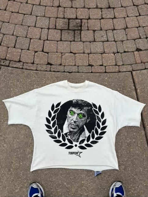 “Guap Never Leaves 001” Cropped tee