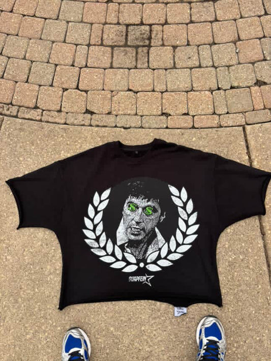 “Guap Never Leaves 001” Cropped tee