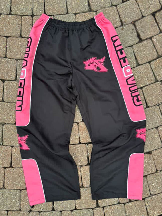 Midnight Cherry Nylon Pants